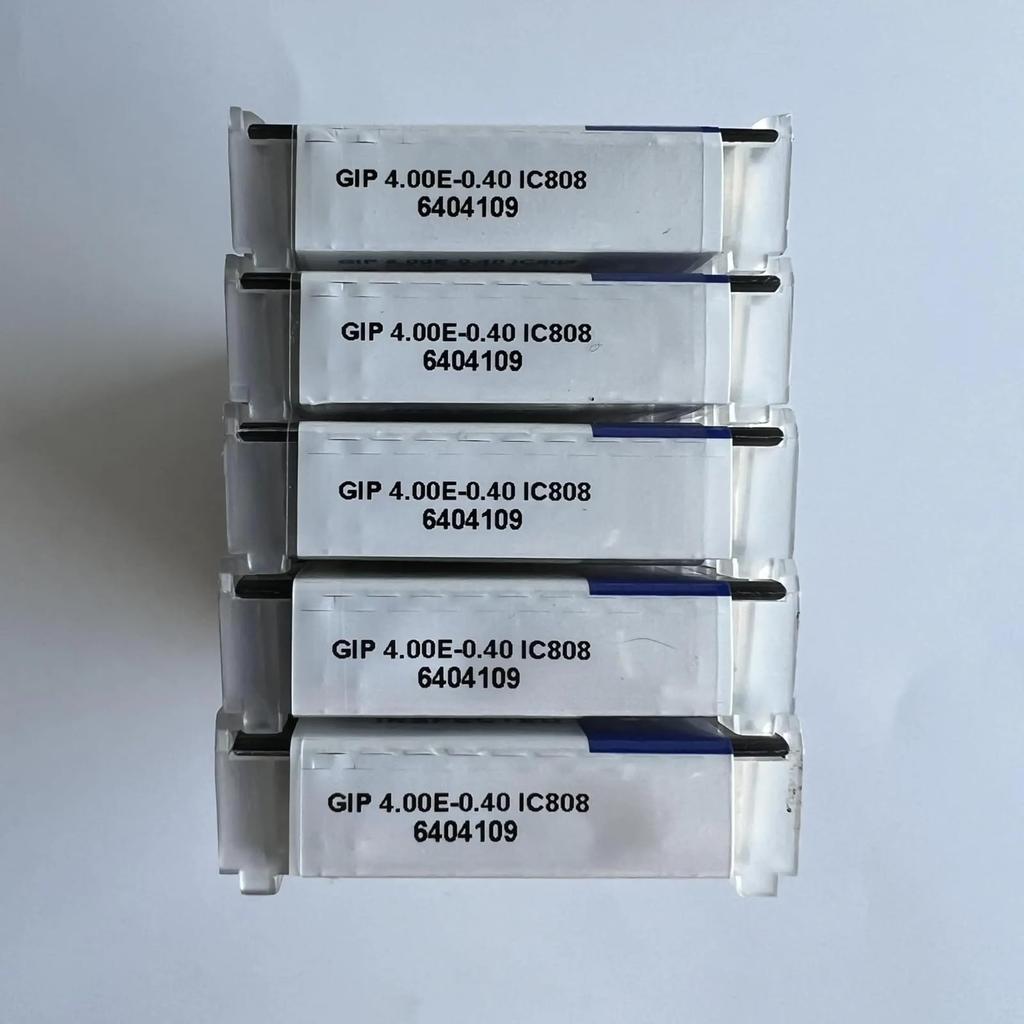 ISCAR / GIP4.00E-0.40 IC808 /Industrial indexable Carbide Inserts 10 PCS