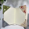 Flower Letter Embroidery Stitched Felt Corner Bookmark Felt Book Marker Clip  Gift