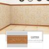 1PC 4X230CM 3D Wall Trim Line Skirting Border Self Adhesive Baseboard Wallpaper Hallway Ceiling Decor Anti-collision Corner Line