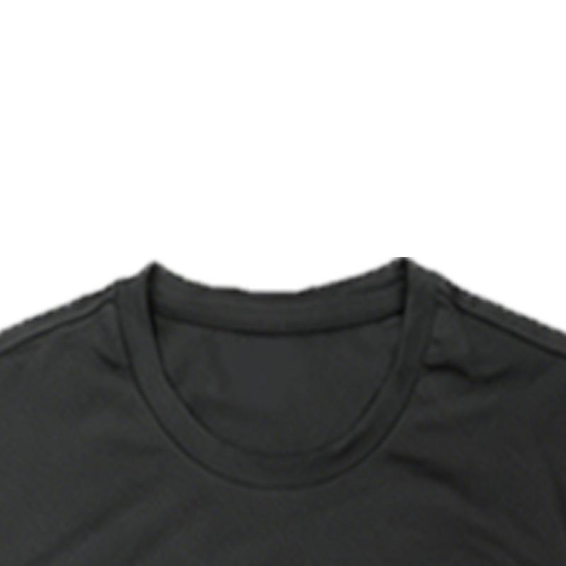 Li-Ning Plain Logo Minimalist Fashion Versatile Breathable Pullover Short Sleeve Casual Sports Suit Unisex suits Black YATW097-1