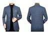 Men's Spring 2024 Wool Stand Collar Jacket - Fashionable Casual Business Coat