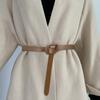 Cowhide Belt for Women Fashion Versatile Small Suit Decoration Windbreaker Sweater Knotted Women Genuine Leather Belt