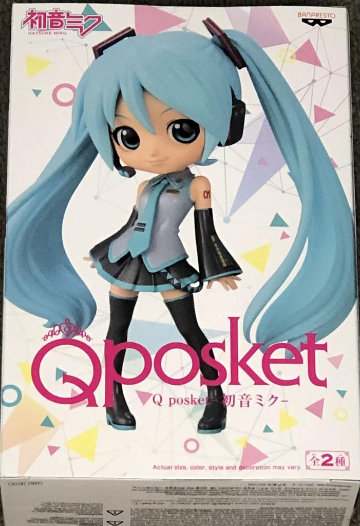 Banpresto 18176 Hatsune Miku Figure Q Posket 14cm - ver.B
