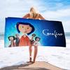 C-Coraline-S Microfiber Blanket Quick Drying Beach Towels Oversized Printing Super Absorbent Pool Towel Blanket