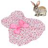 Little Pet Floral Skirt Puppy Rabbit Bow Dress Floral Clothes Cute Floral Skirt for Small Dogs Rabbits