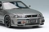 Make Up EIDOLON Nissan SKYLINE BCNR33 CRS 2022 Dark Metal Gray Finished Model EM770 1/43 GT-R (NISMO Version)