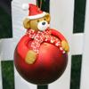 Red Snowman Bear Xmas Tree Ornament Christmas Decor Bauble Decorations Hanging Ball