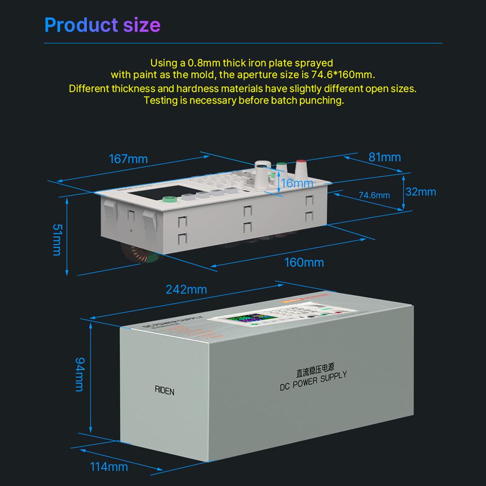 RD RD6018P  AC to DC Digital Adjustable Lab Bench Power Supply for Repair Completed Set 60V 18A 1080W or RD-1200-68 1200W PSU