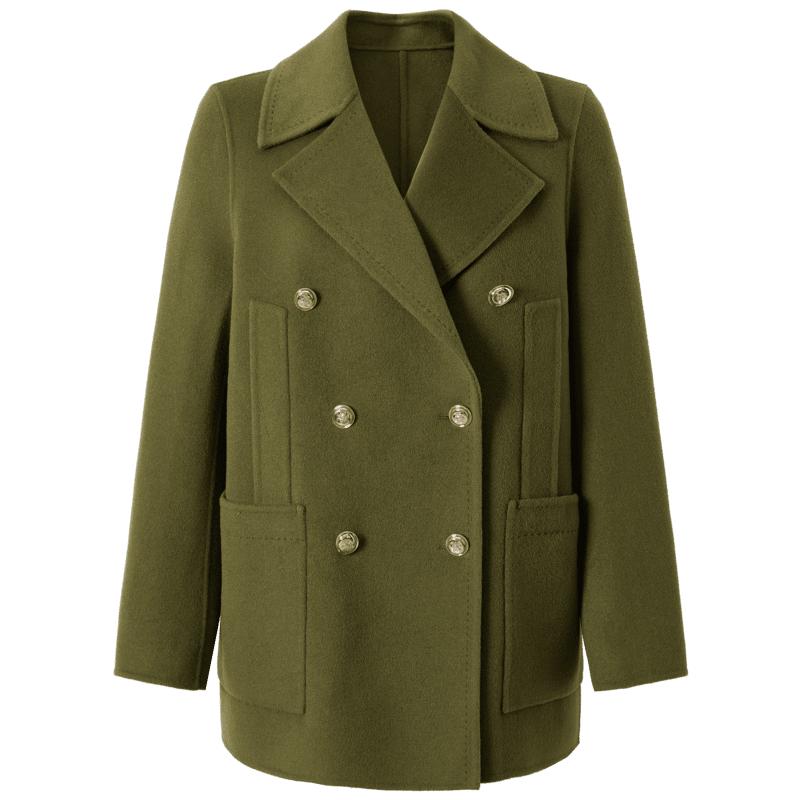 

Annakou Women s Double-Faced Wool Blend Long Coat M (106-115 lbs)