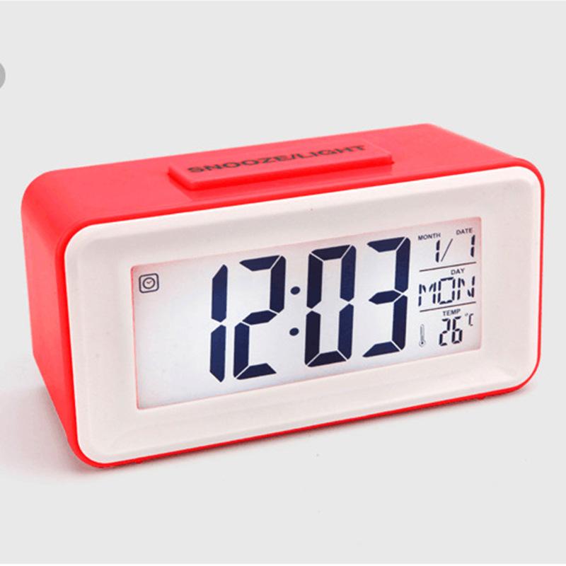 Mini Simple Electronic Clock New Product Alarm Clock Children's Student Bedside Clock Small and Fashionable