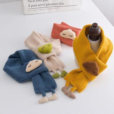 Thick Warm Baby Scarf Knit Neck Guards Scarves Collar Shawl Children's Scarf  Autumn Winter