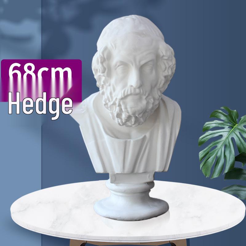 Plaster Cast Geometric Sculpture Set for Art and Photography