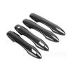 Carbon Fiber Front Car Door Handles Cover Trim 4pcs For Toyota Camry 2018-2024
