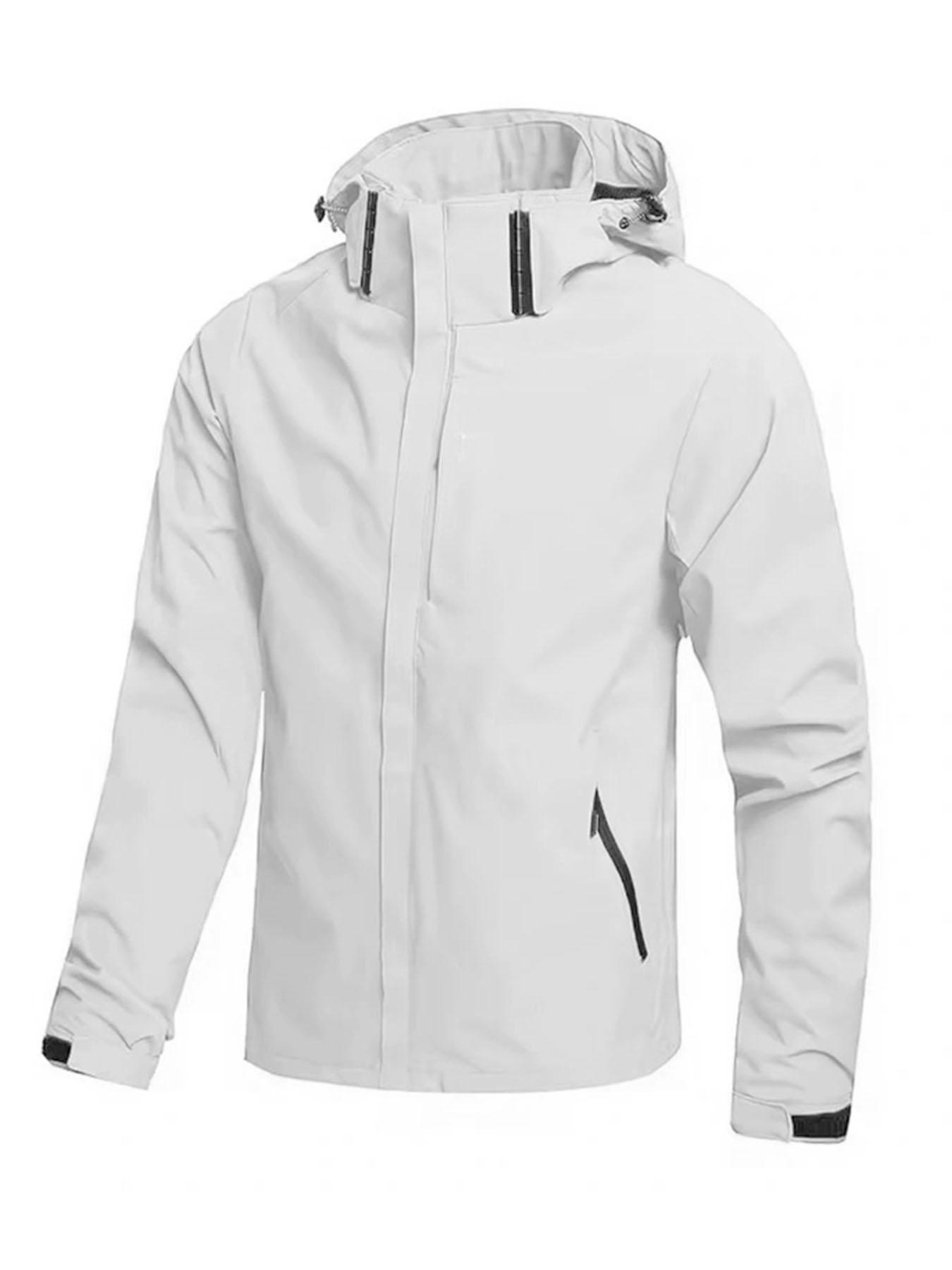 

Весна Осень Открытый Боксерская Куртка Мужчины Женщины Ветровка Водонепроницаемая Куртка Пальто Альпинизм Съемная Шапка