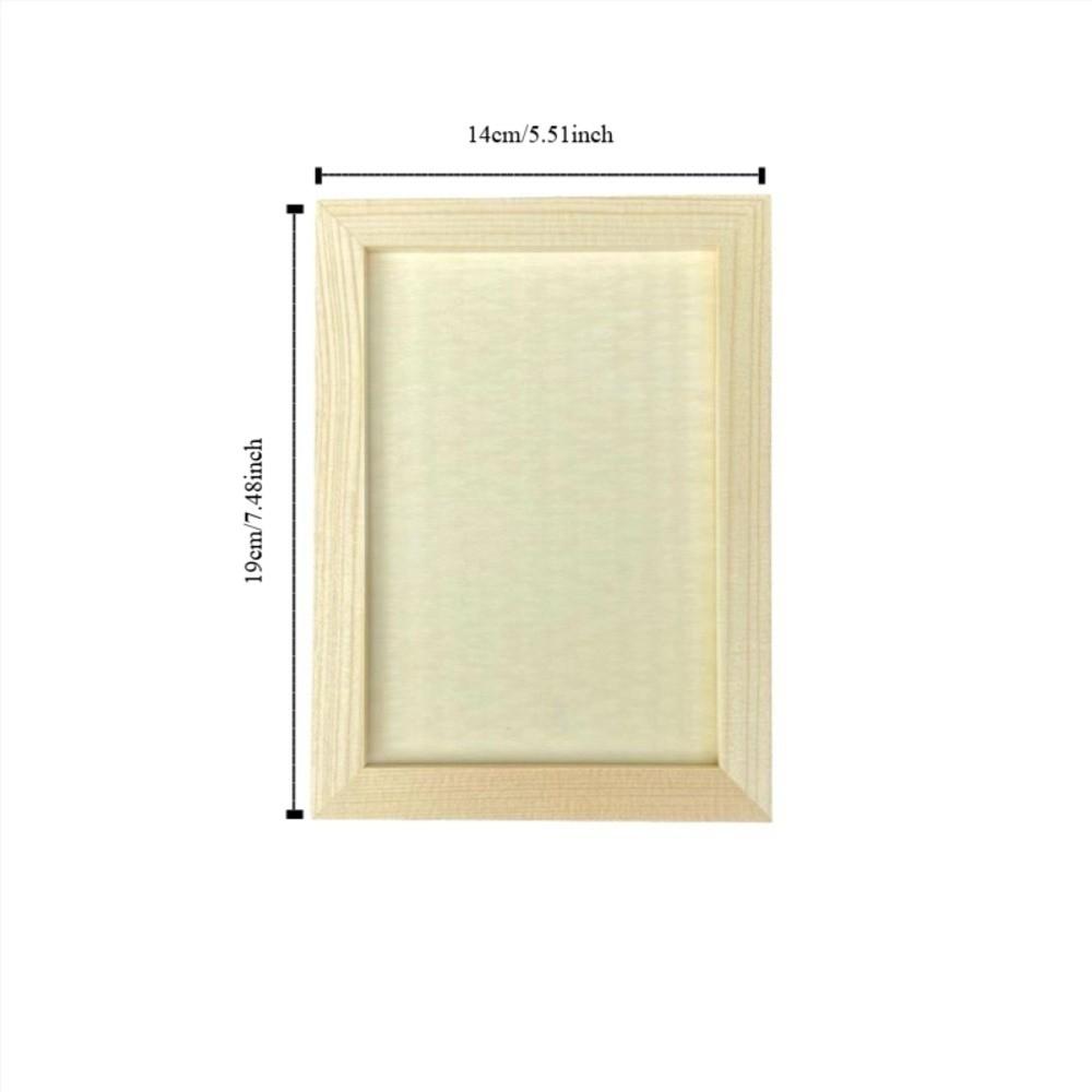 Wooden Picture Frame Multi Size Wooden Photo Holder Art Puzzle Holder  Children Painting Drawing