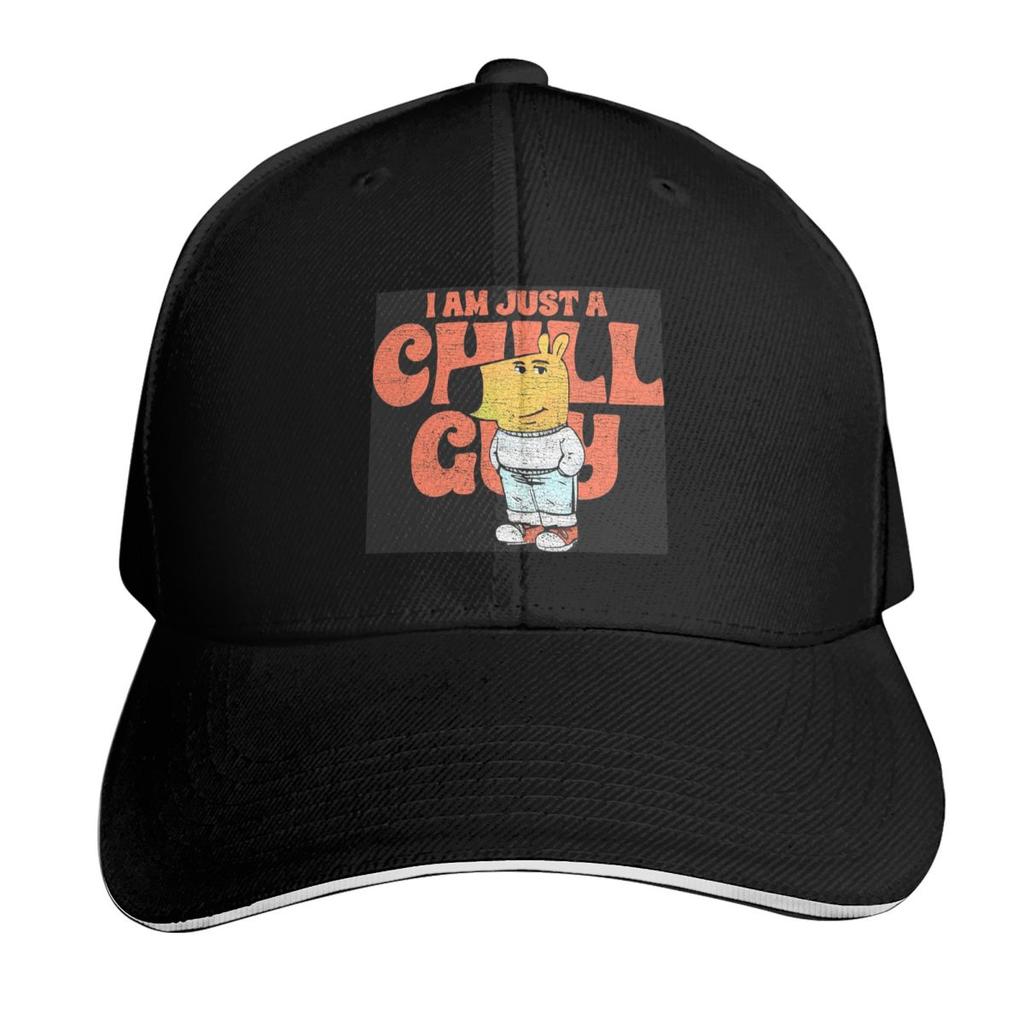 Vintage I Am Just A Chill Guy Cap Fashion Casual Baseball Caps Adjustable Hat Hip Hop Summer Unisex Baseball Hats