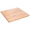 VidaXL Table Top Light Brown 60x60x2 Cm Treated Oak Wood 3156350