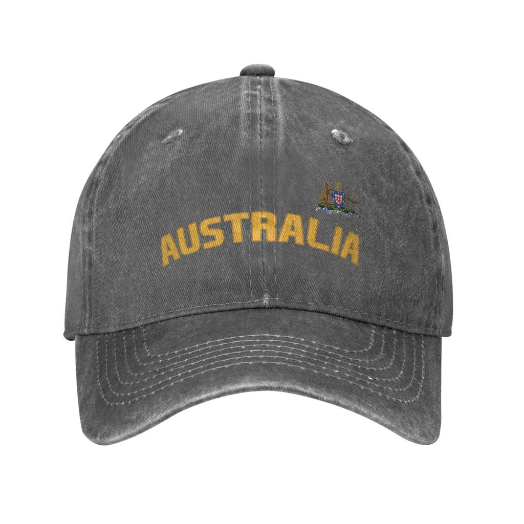 Vintage Australien Flagge Australischer Stolz Internationale Baseballkappe Unisex Abgenutzte Baumwolle Snapback Hut Land Outdoor Geschenk