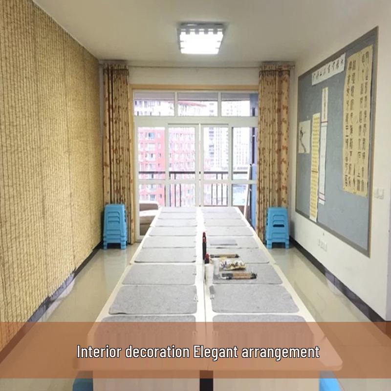Outdoor Reed Bamboo Roller Blind - Breathable Sunshade for Balcony or Courtyard