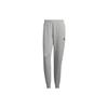 Adidas Knitted Sweatpants Men's Gray Moderate Cuffed Pants IB2732