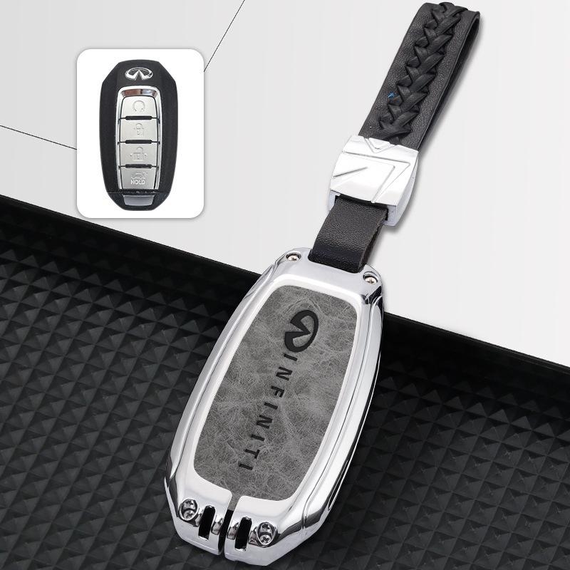Premium Infiniti QX50/Q50L/QX60 Women's Key Case with Decorative Buckle for 2022 Model