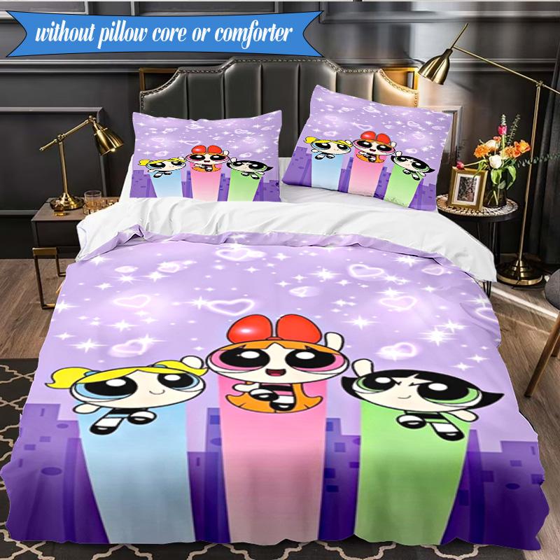 Power police Adventure 3pcs K-pop music group Bedding set,Ideal for Bedroom, Dormitory,Including Duvet Cover And 2pcs Pillowcases,Fan gifts