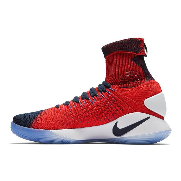 

Новые Nike Hyperdunk Flyknit 2016 США Гостевые 843390-446 41