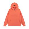High Street Trendmarke ESSENTIALS Fleecegefütterter Schwergewichtiger Beflockter Buchstaben-Hoodie für Männer & Frauen