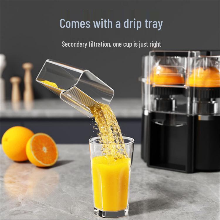Automatic Dual-Head Juicer: Multifunctional Juicer with Pulp Separation for Fresh Fruit and Orange Juice at Home