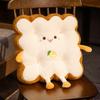 Chair Toast Cartoon Cushion With Soft Plush Material For Decor Home