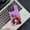 Custodia per Telefono Cartoon Banda Rock G-Gorillaz per iPhone 17,16,15,14,13,12,11,Pro,XS,Max,Plus,Mini,SE4,E Nera Opaca Antiurto