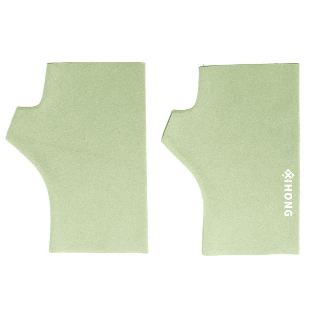 1 Pair Solid Color Wool Fingerless Gloves Women Open Finger Mittens New Nail Art Glove