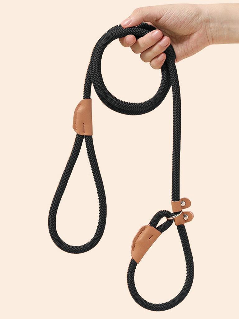 Adjustable Loop Collar Training Leashes for Small Large Dogs Dog Walking Leash Slip Rope Lead Heavy Duty Braided Rope