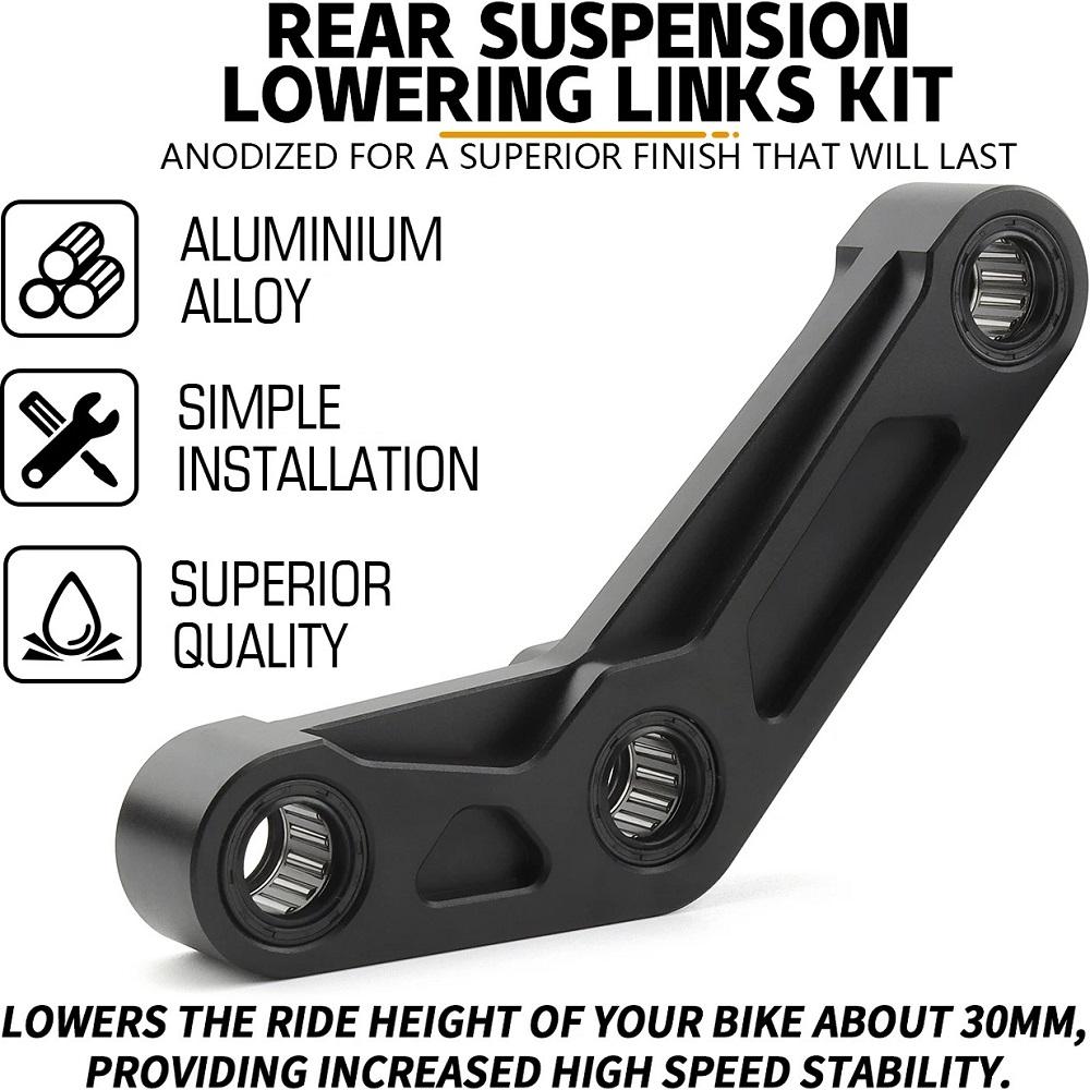 25-40mm Motorcycle Rear Suspension Shock Absorber Body Seat Lowering Kit Linkage For Yamaha MT07 FZ07 XSR700 YZF R7 Tracer 700