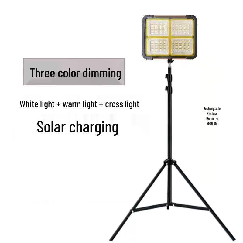 SANSHENG Outdoor Solar Camping Light with Stand Small
