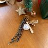 Nylon Braid Rope Bag Charms Weave Rope Car Key Chain Baseball Braid Rope Pendant  Backpack Decor