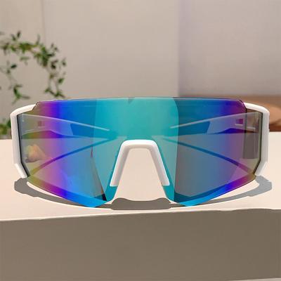 1Pc Oversized Outdoor Sport Goggle Women For Men Luxury Brand Designer Sun Glasses Vintage Punk Ski Cycling Windproof Sunglasses