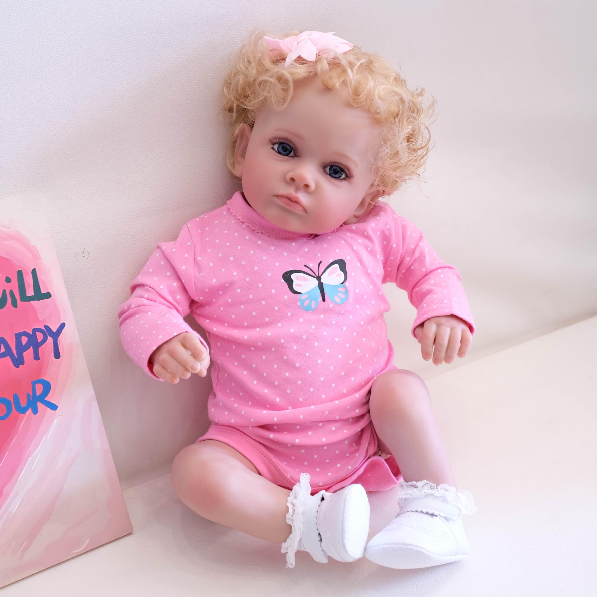60cm Realistic Reborn Baby Doll with Visible Veins 60cm Cloth Body