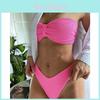 Polyester Bikini Swimsuit For Women With Wavy Design And No Steel Support For Water Sports