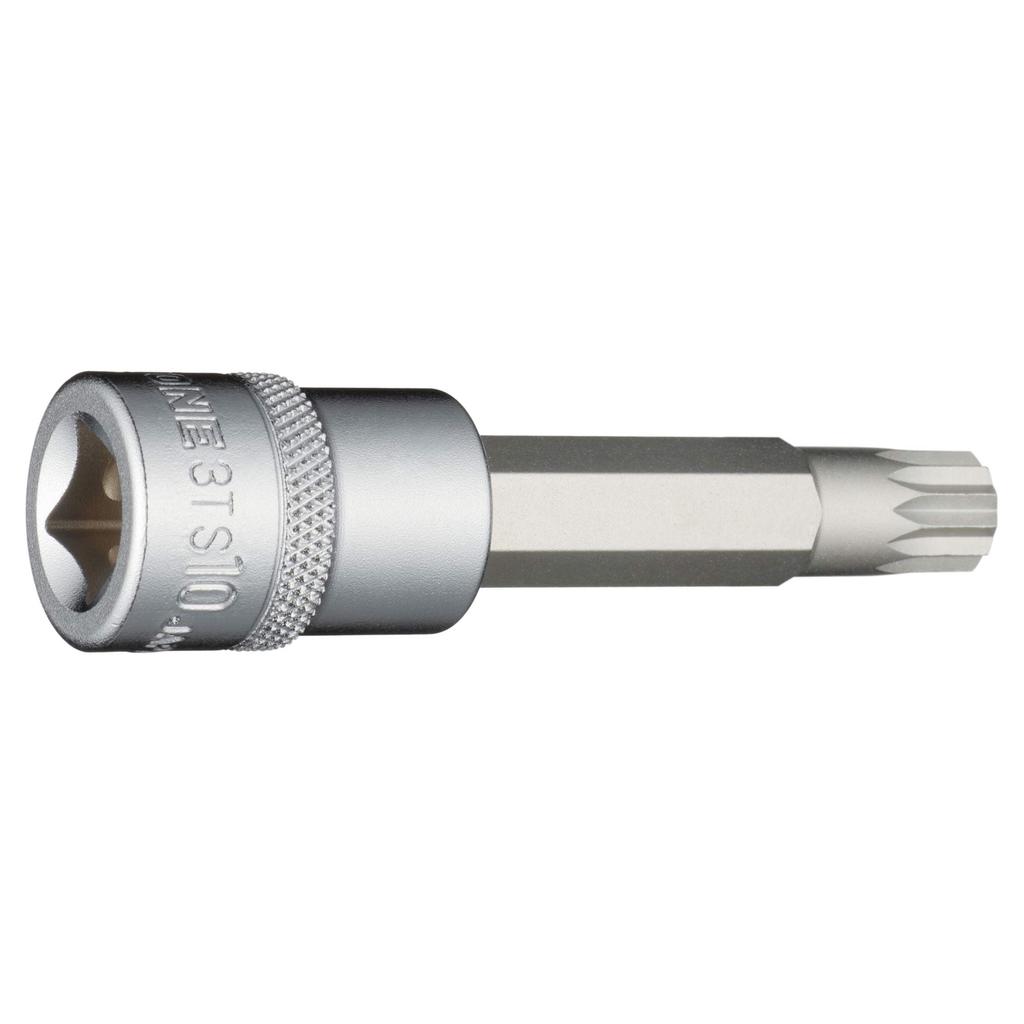 TONE Triple Square Bit Socket M10 3TS-10, 9.5mm (3/8") Drive,