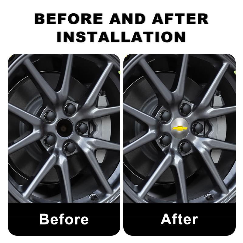 4 szt. 56 mm Stop aluminium Naklejka na środek koła samochodowego Naklejka na piastę do Chevrolet Malibu XL Equinox Akcesoria Osłony progów drzwi samochodu