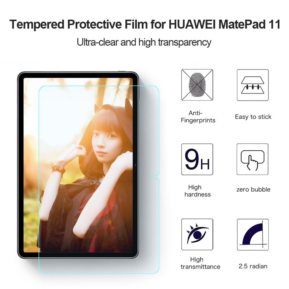 1PC/2PCS/3PCS 9H Tempered Glass for Huawei MatePad 11 (2021) 10.95 Inch Screen Protector Tablet Protective Film for MatePad 11 DBY-W09 DBY-L09