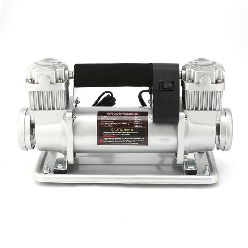 Jumu 480W High-Power Double Cylinder All-Metal Car Inflator for Off-Road and Sand Play