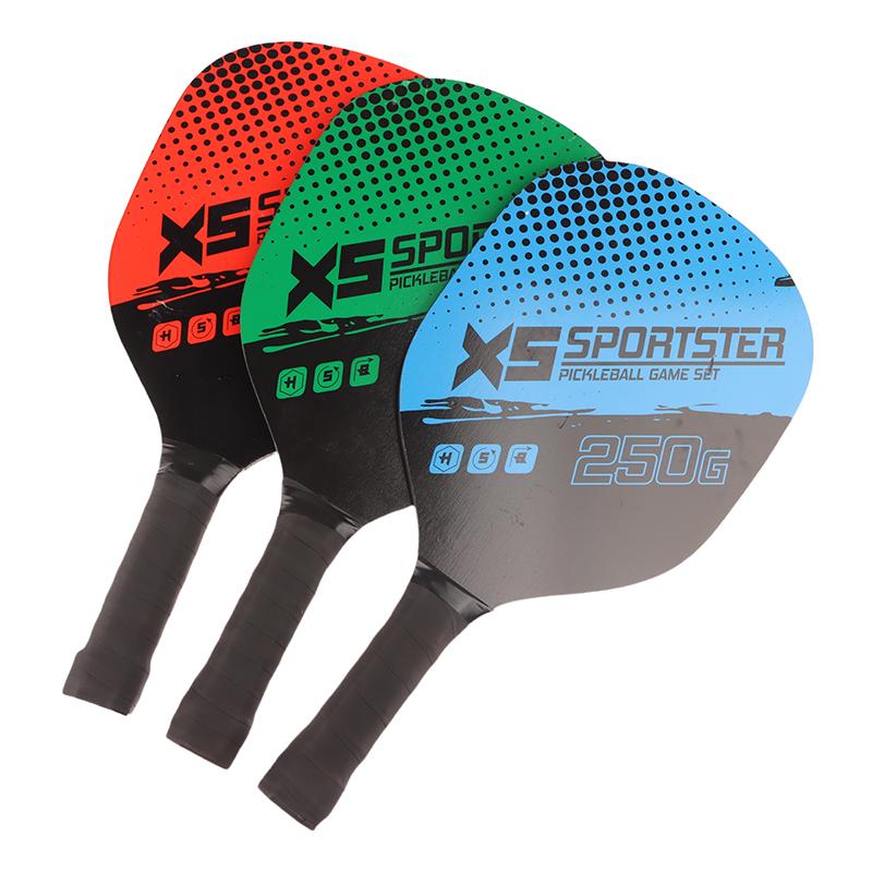 Set de Pickleball Profesional para 2 Jugadores Paletas de Madera Raquetas de Pickleball 4 Pelotas Raquetas de Pickleball Sets de Pelotas Bolsa Portátil