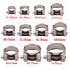 Universal Motorcycle Stainless Steel 304Single Exhaust Pipe Clamp Exhaust Tube Clip For Slip-on Type Muffler Silencer Adjustable