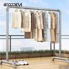 Floor-Standing Movable Carbon Steel Clothes Drying Rack
