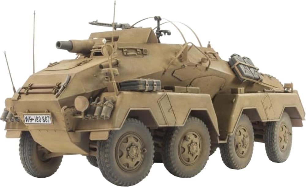 

AFV Club Scale German Army Heavy Armored Reconnaissance Vehicle with Plastic Model Kit FV35233 1/35 Sd.Kfz.233 8-Wheeled 7.5cm Gun,