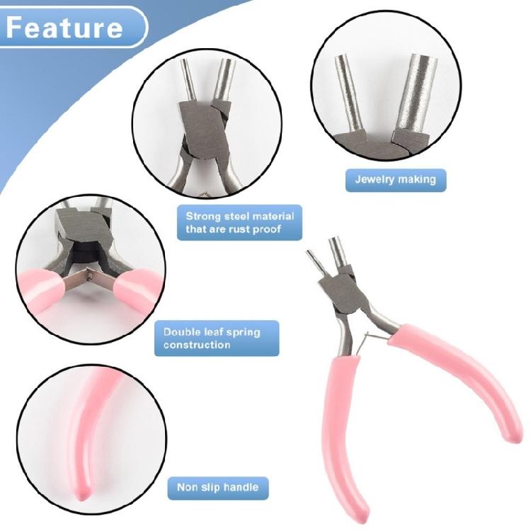 Comfortable Handle Pliers Multifunctional Pliers Wire Wrapping Tool Metal Wires Bending Pliers Jewelry Making Supplies