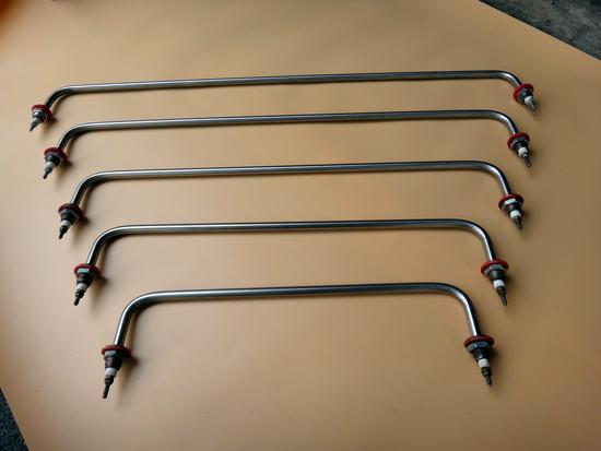 220V Electric Bain-Marie Heating Tube with Bent Ends for Food Cart and Canteen - Available in 1KW/2KW/3KW