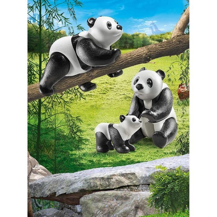 PLAYMOBIL - 70353 - Couple de pandas avec bébé en plastique - Mixte - A partir de 4 ans
